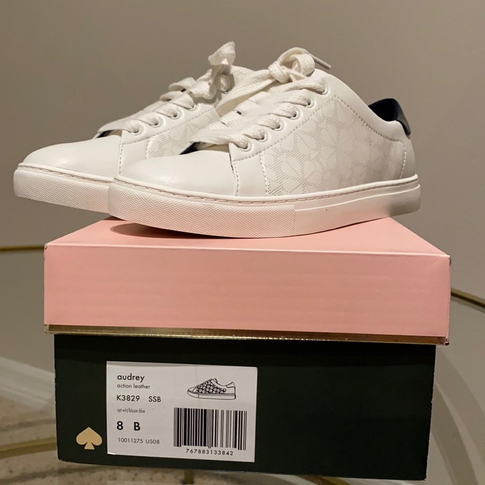Kate Spade Audrey size 8B women’s tennis style shoes spade flower